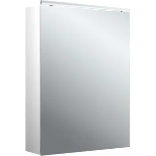 emco pure 2 classic LED-Lichtspiegelschrank mit Aufsatzleuchte, eine Tür, wechselbarer Anschlag, 500x729x178mm, 979705510