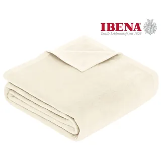 IBENA Kuscheldecke 150 x 200 cm Weiß