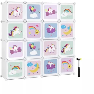 In And OutdoorMatch Spielzeugschrank Rebeka - Aufbewahrungsschrank - Für Kinder - Bücherregal - Bücherschrank - Kinderzimmer und Spielzimmer - Holz