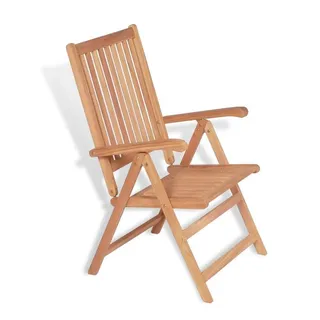 vidaXL Verstellbare Gartenstühle 47,5 x 71,5 x 109 cm braun 2 St.