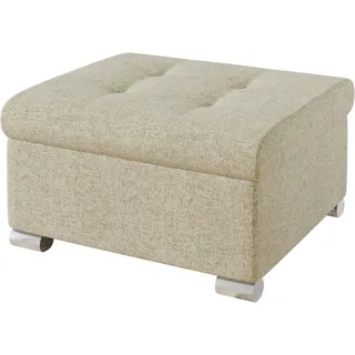 Mirjan24 Polsterhocker Niko 68 x 41 x 70 cm Beige