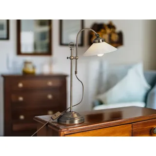 Globo Lighting|Tischleuchte Metall altmessing, 1x E14 - Bronze