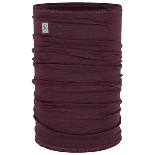 Buff Merino Lightweight Nackenwärmer - Solid Garnet - One Size