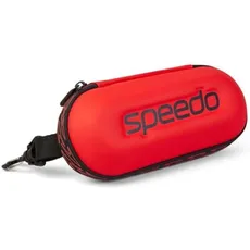 Speedo Unisex GoogleStorage Schutzbrille, Rot, One Size
