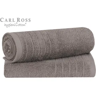 Carl Ross HygieniCotton Handtuch 50 x 100 cm grau