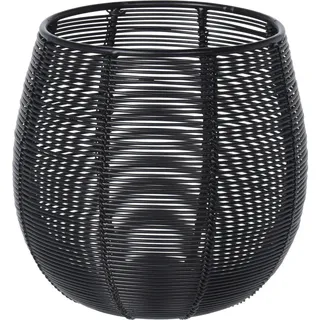Home Styling Collection Teelichthalter Metall schwarz Ø 12 cm , 12 cm , Dekoration, Kerzen & Kerzenhalter, Teelichthalter
