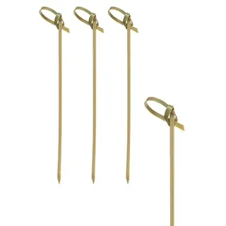 Papstar Fingerfood-Spieße Knoten Holz 10 cm 250 Stück