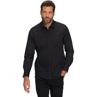 JP 1880 Herren große Größen Übergrößen Menswear L-8XL JP1880 Hemd, FLEXNAMIC®, Kentkragen, Modern Basic Fit, bis 7 XL schwarz 6XL 808727100-6XL