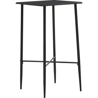 vidaXL 3-tlg. Bar-Set Stoff Schwarz - Schwarz