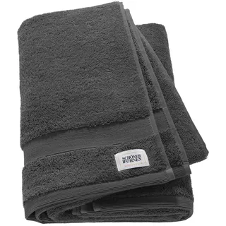 Cuddly Handtuch 70 x 140 cm anthrazit