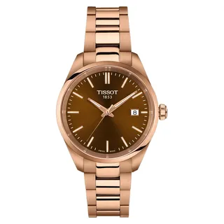 Tissot PR 100 34mm Roségold Damenuhr - Gold