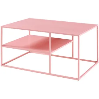 [en.casa] Couchtisch Solund 90x60x45 cm Rosa
