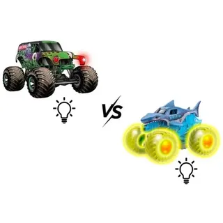 Monster Jam 1:43 Glowing Light 2 Pack