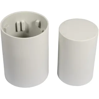 Rayher Windlicht Häuser 8 cm grau