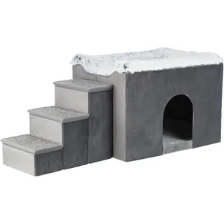 Trixie Hundehöhle Harvey 119 x 50 cm grau