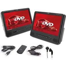 Caliber Caliber Kopfstützen DVDPlayer Monitoren (Tragbarer DVD-Player), Bluray + DVD Player, Schwarz