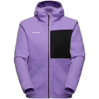 Mammut Tamaro ML Hooded Jacket Damen – Leichte Fleecejacke mit Kapuze, atmungsaktiv & bequem für Outdoor, Wandern & Freizeit