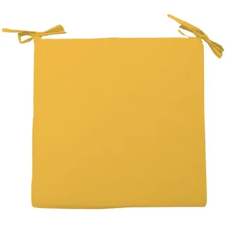 Soleil d'ockre, wasserfester Outdoor-Stuhlbezug 40 x 40 x 5 cm Alix Strahlendes Gelb