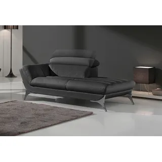 Egoitaliano Recamiere Leder schwarz