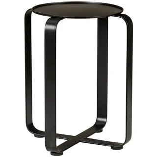 Dekosäule , Schwarz , Metall , 23x27x23 cm , Dekoration, Dekofiguren & Skulpturen, Dekoobjekte