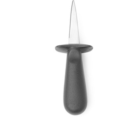 HENDI Austernmesser, Schellfischmesser, Länge: 160mm, Edelstahl, POM-Plastic, Schwarz
