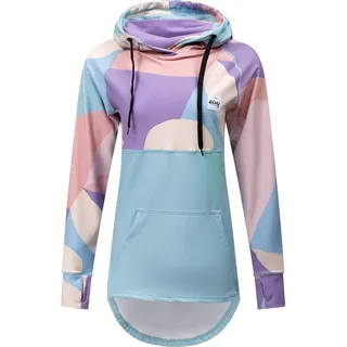 Eivy Damen Icecold Hoodie Top Yoga-Shirt, Abstract Pastels, XL EU