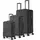 Bali Koffer-Set 3-tlg. schwarz/abs