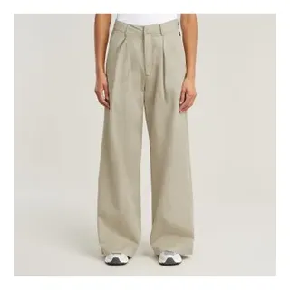 G-Star für Damen. D26435-D910-D848 Fluid Wide Leg beige Hose (30), Lässig, Baumwolle