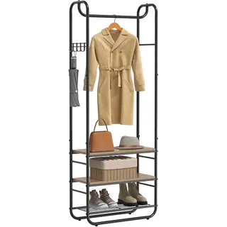 VASAGLE Garderobenständer HSR081K01 Schwarz