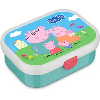 Mepal Campus Brotdose mit Bento-Einsatz und Gabel 750 ml Peppa Pig