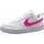 Court Borough Low Recraft Kids White / Laser Fuchsia 36