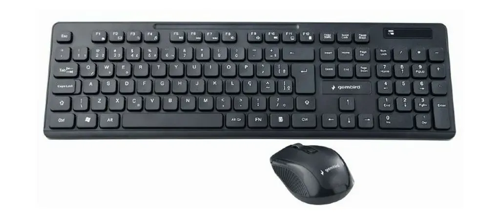 Bild von Wireless desktop set USB QWERTY Englisch Schwarz