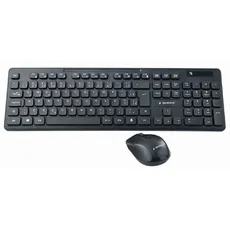 Bild von Wireless desktop set USB QWERTY Englisch Schwarz