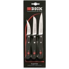 Dick 8470004 Messer-Set, Stahl, Schwarz, 27.5 x 8.5 x 1 cm, 3-Einheiten