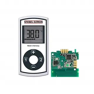 Stiebel Eltron Funkfernbedingung FFB 4 Set EU für Durchlauferhitzer inkl. Empfangsmodul, LCD, Memoryfunktion, 238930