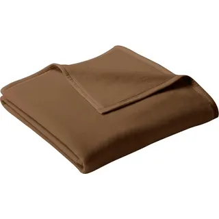 Biederlack Cotton Home Kuscheldecke 150 x 220 cm Braun