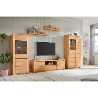 Home Affaire Wohnwand »Burani«, (Set, 4 St.), teilmassives Holz,