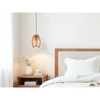 Orientalische LED Pendelleuchte klein einflammig Hängelampe über Esstisch Ø 15cm