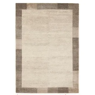 Orientteppich OCI DIE TEPPICHMARKE "Avantgard Nizza" Gr. 7, beige (natur), B:250cm H:20mm L:350cm, Wolle, Teppiche, Orientteppich, handgeknüpft, echter Nepal Teppich, Wolle,Wohnzimmer