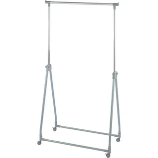 Wenko Kleiderständer klappbar 88 x 100-168 x 11-49 cm grau