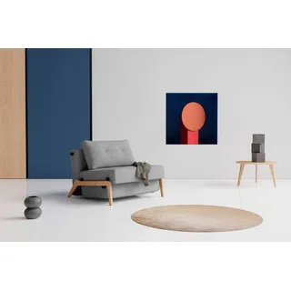 Innovation Living Schlafsessel Cubed 90 Eiche Stoff Grau Granit