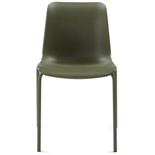 Stuhl Paris Sitzschale grün-moosgrau 53x79x52.5 cm