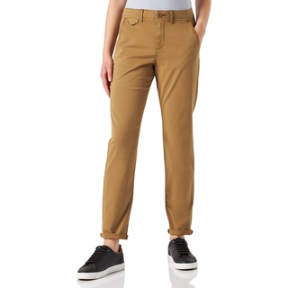 s.Oliver Damen 120.10.202.18.180.2109483 Hose lang SMART CHINO, Khaki, 34W / 30L EU