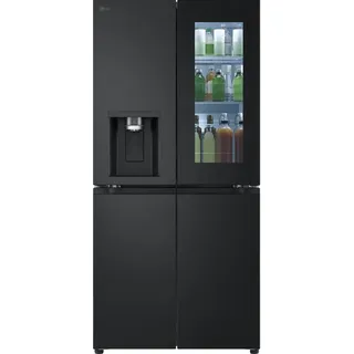 LG GMG861EPAE InstaView Side-by-Side Kühlschrank – 508L, Wasserspender, - Schwarz