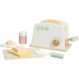 My Baby Lou Kinderküchenzubehör , Gelb, Naturfarben, Weiß, Pink, Mintgrün , Holz, Kunststoff , 8-teilig , Schima , Sperrholz , unisex , EN 71 , Spielzeug, Holzspielzeug