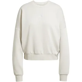 adidas Essentials Small Logo Feelcozy Sweatshirt Wonder Alumina / White M