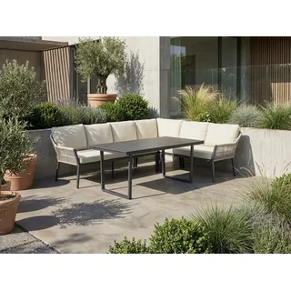 Dining-Loungeset Ravenna - Das Set besteht aus: 1 x Tisch Ravenna 180 x 90 cm, 1 x Dining-Lounge Ravenna.