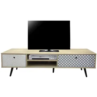 MiaMöbel Lowboard 'Benton' MDF, Metall