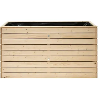 Westmann Hochbeet Holz Fichte XL 160 x 70 x 90 cm Braun