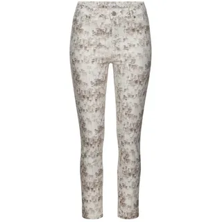 LASCANA 7/8-Jeggings Damen hellbraun bedruckt Gr.38